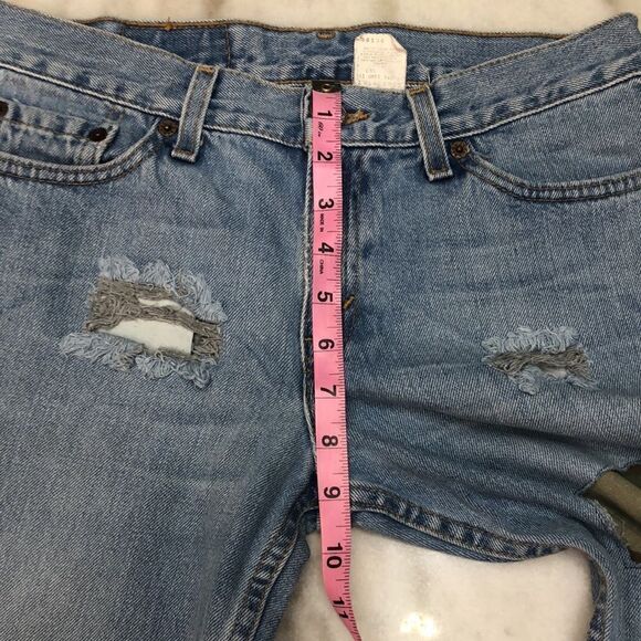 Vintage Levi’s 514 Reworked With Camo Patches Size 5 30x31.5 Made in USA - Picture 12 of 15